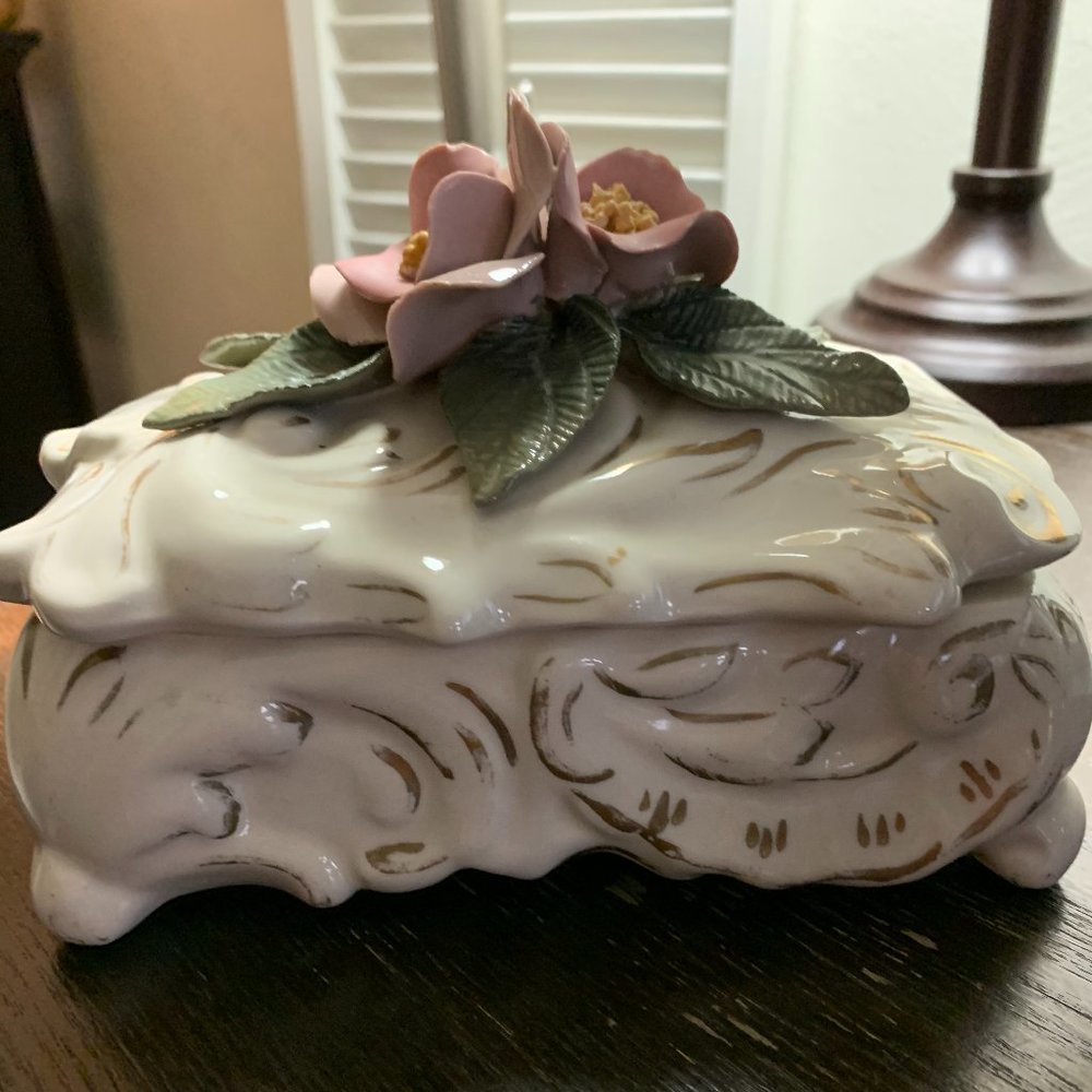 Vintage Cordey Ceramic Box